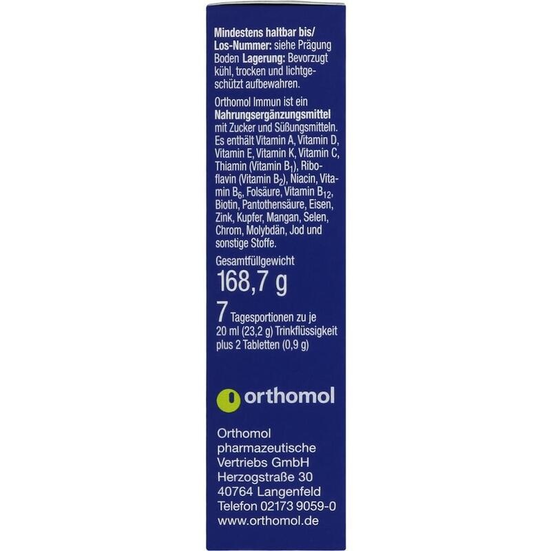 ORTHOMOL Immun Trinkfläschchen/Tabl.Kombipack.